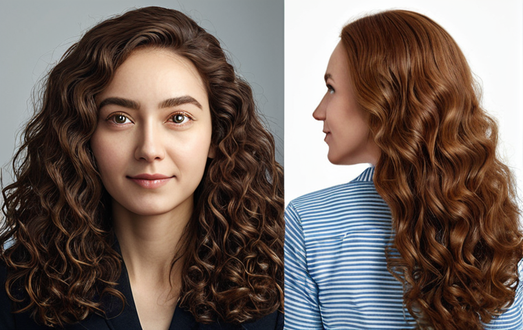 손상모 복구용 헤어 필러 - Woman Applying Hair Filler Treatment**

"A woman in a bathroom applying hair filler treatment to her...